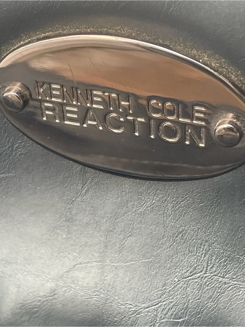 Vintage Kenneth Cole Reaction Black Rolling Duffel Travel Bag /Carry On Luggage